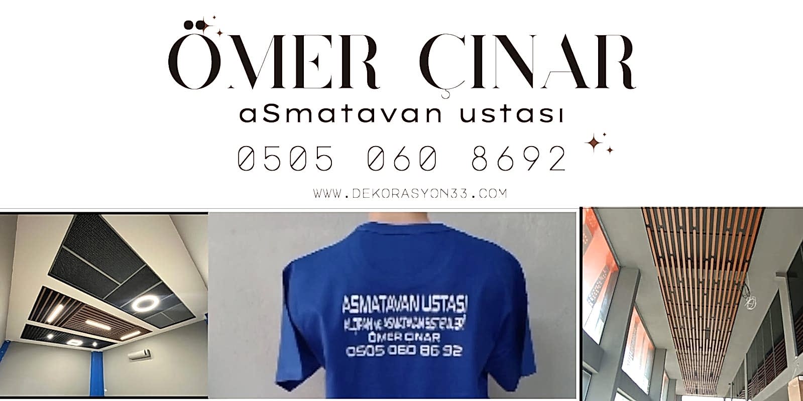 Mersin Asma Tavan Ustası – 0505 0608692